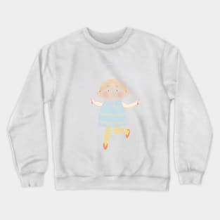 Girl on a skipping rope Crewneck Sweatshirt